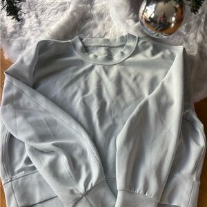 Icy Blue Lululemon Crewneck Sweater - Size 4